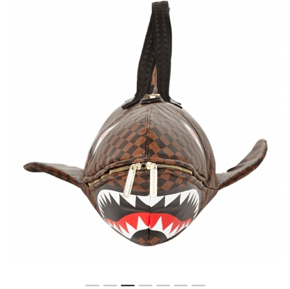 SprayGround Shark Cross Body Duffle - Picture 3 of 6